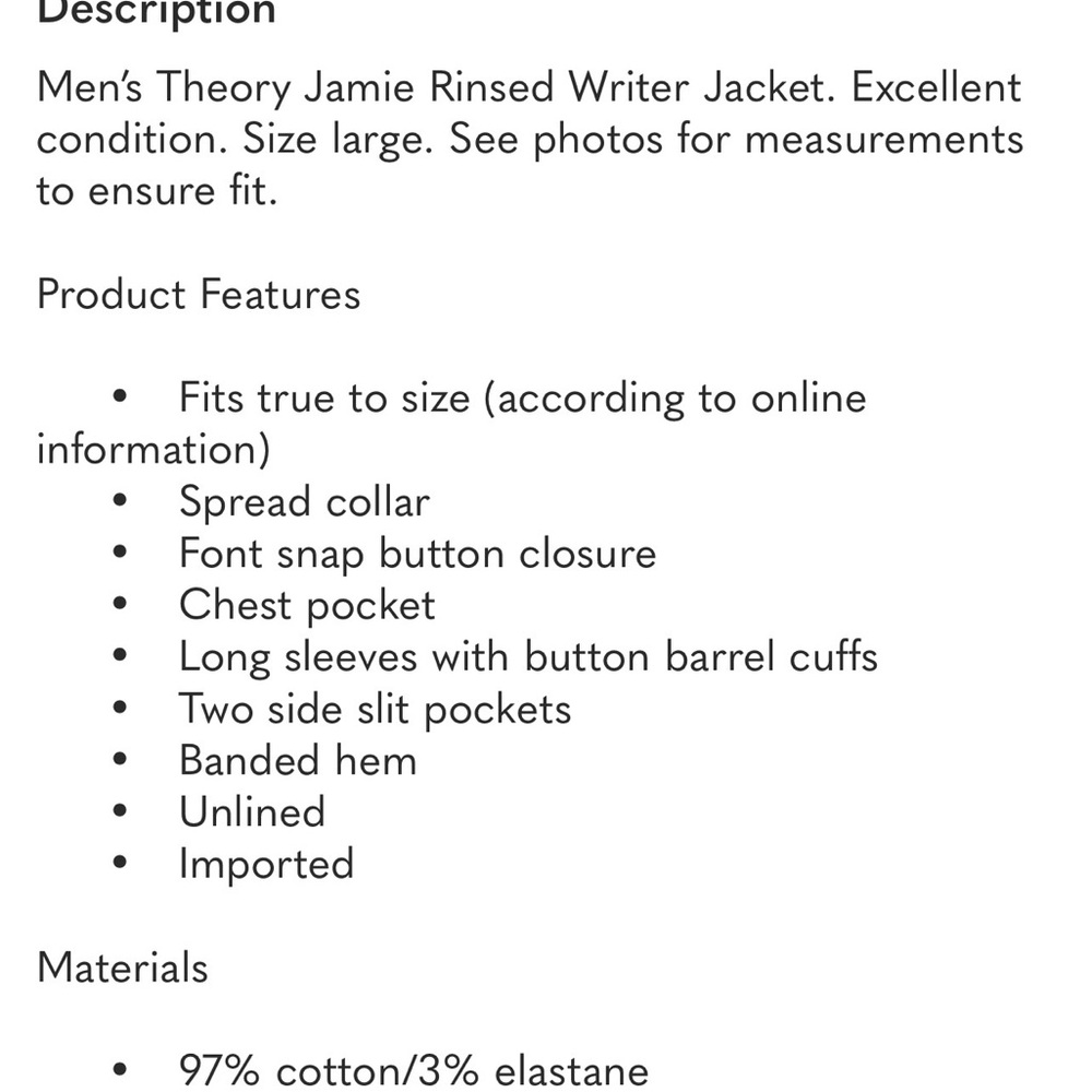 Theory Classic Jacket, Jaimie Rinsed Grey - Picture 3 of 11